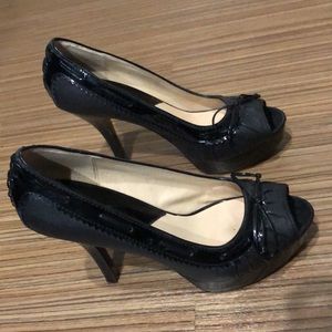 Michael Kors peep toe heels